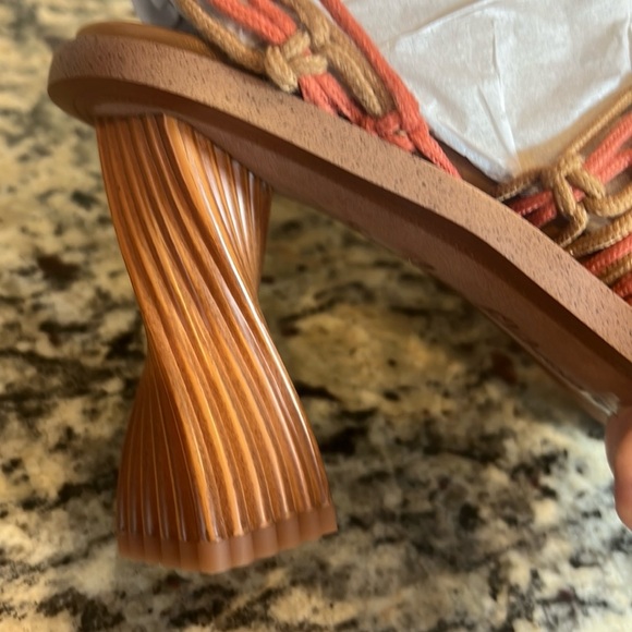 Sam Edelman Twisted Heel Macrame Sandals - Picture 12 of 13